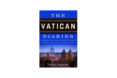 Okładka książki "The Vatican Diaries" Johna Thavisa, opowiadającej o kulisach Watykanu.